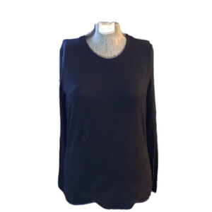 Jones New York Essentials lightweight black sweater medium